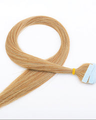 Tape In Synthetic Straight Hair Extensions 20inch 40 Pieces/pack Long Hairpiece Hair