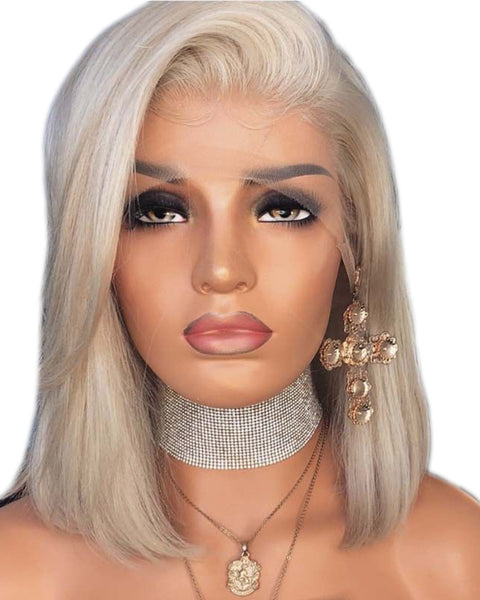 Synthetic Lace Front Wig Straight Hair 10 Inch Lace Wigs For Black Women Blonde Wig Lace Front Short Bob Wigs