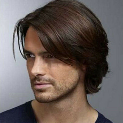 Man Wig Short Wig Men Male Daily Wear Hair Full Wig Black Blonde Brown Wigs
