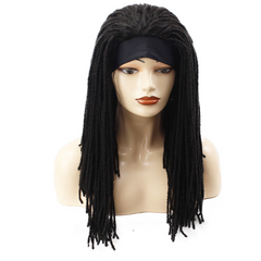 Headband Wigs for Black Women Long Dreadlock Wig with Headband Natural Looking