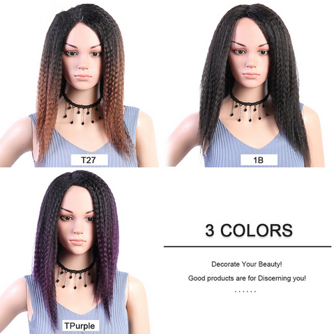 Long Curly Wig Ombre Brown Hair Wigs for Women Middle Part Curly Wavy Wigs Use