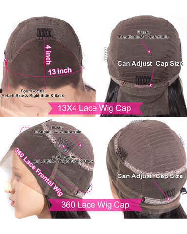 Water Wave Wig Lace Front Human Hair Wigs Pre Plucked Brazilian 360 Lace Frontal Wig 150 180 250 Density Human Hair Wig