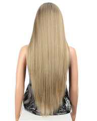 Synthetic Straight Hair 13x4 Lace Frontal Wig