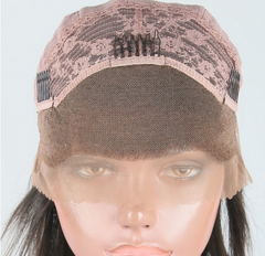 Red Highlight Black Hair Lace Front Wigs Glueless Natural Link Fashion Party Wig