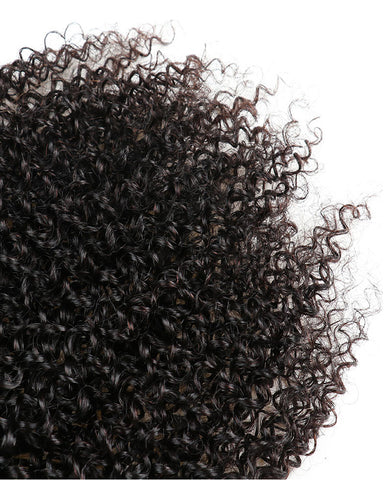Clip In Human Hair Extensions Brazilian Remy Curly Hair Natural Color 7 Pieces/Set 100 grams