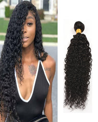 Remy Braziian Deep Curly Wave Human Hair One Bundles 8-30inch Natural Color