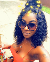Remy Human Hair Wig For Black Women 13x6 Lace Front Curly Brazilian Virgin Hair Glueless with Baby Hair