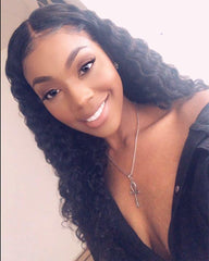 Remy Human Hair Wig For Black Women 13x6 Lace Front Curly Brazilian Virgin Hair Glueless with Baby Hair