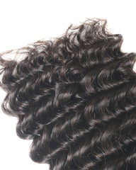 Remy Braziian Deep Wave Human Hair 3 Bundles 10-28inch Natural Color