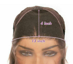 Long Straight Blonde Colored Lace Front Half Blond Half Pink Synthentic Heat Resistant