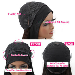 Long Ombre Brown Headband Box Braids Wig Braided African Dreadlock Wig Synthetic Braiding