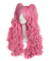 Ombre Wig Long Wave Wigs Stylish Party Cosplay Wigs Synthetic Heat Resistant 32inch
